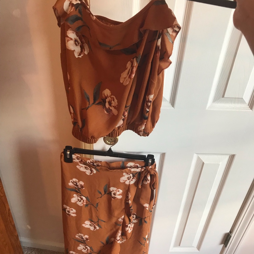 Boho floral 2 piece
